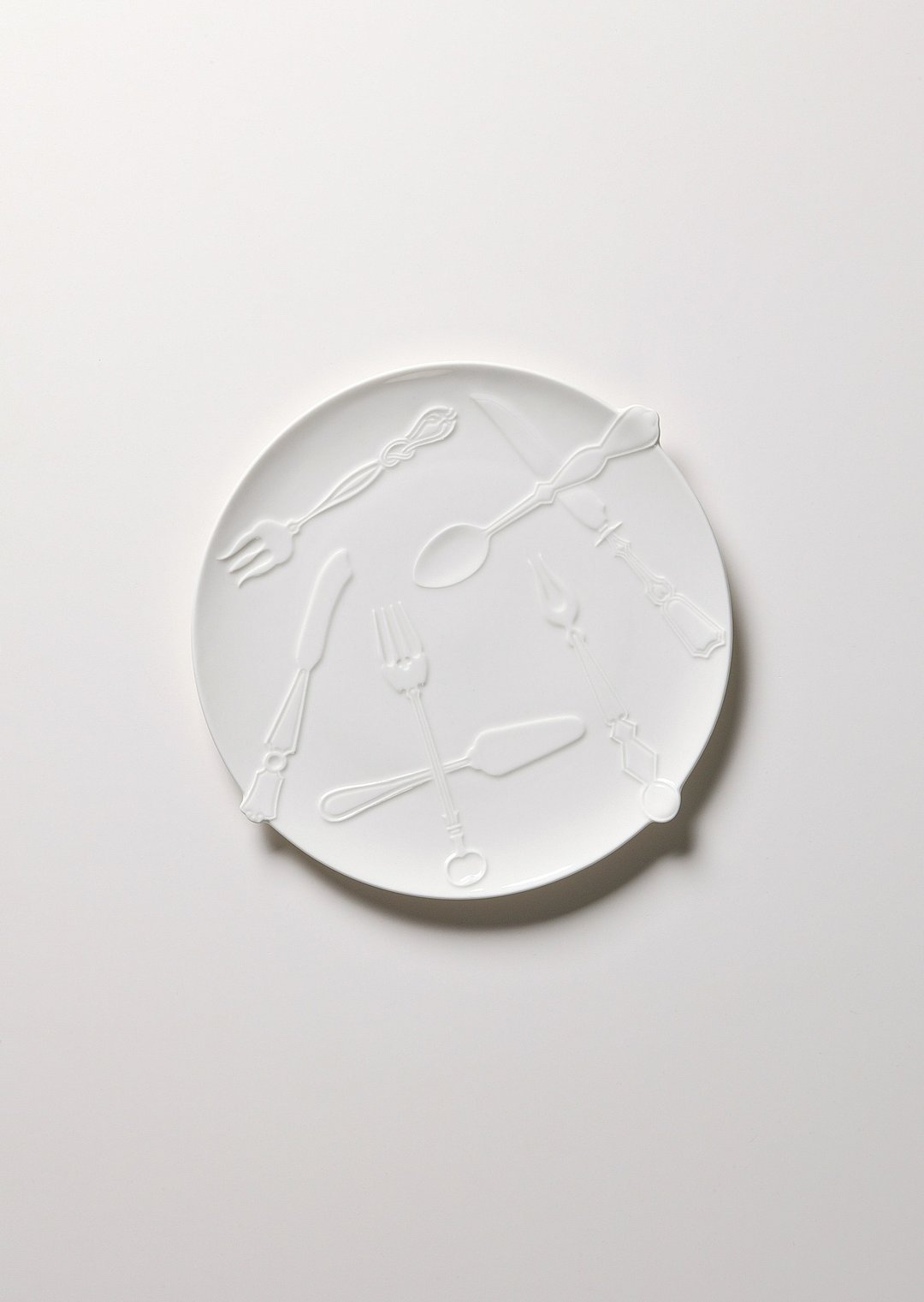 另一款 10 寸陶瓷餐具盘 - 碗 - 陶 白色