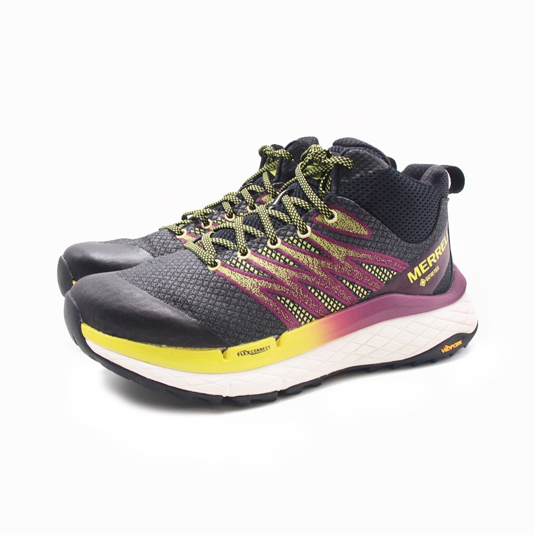 MERRELL RUBATO MID GTX防泼水户外轻量缓震越野鞋 女鞋-彩黑 - 女款运动鞋/球鞋 - 防水材质 