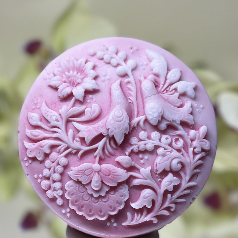 母亲节礼物 春暖花开 香氛皂  手工皂 香氛 洗手 防疫 洗手皂 - 肥皂/手工皂 - 其他材质 白色