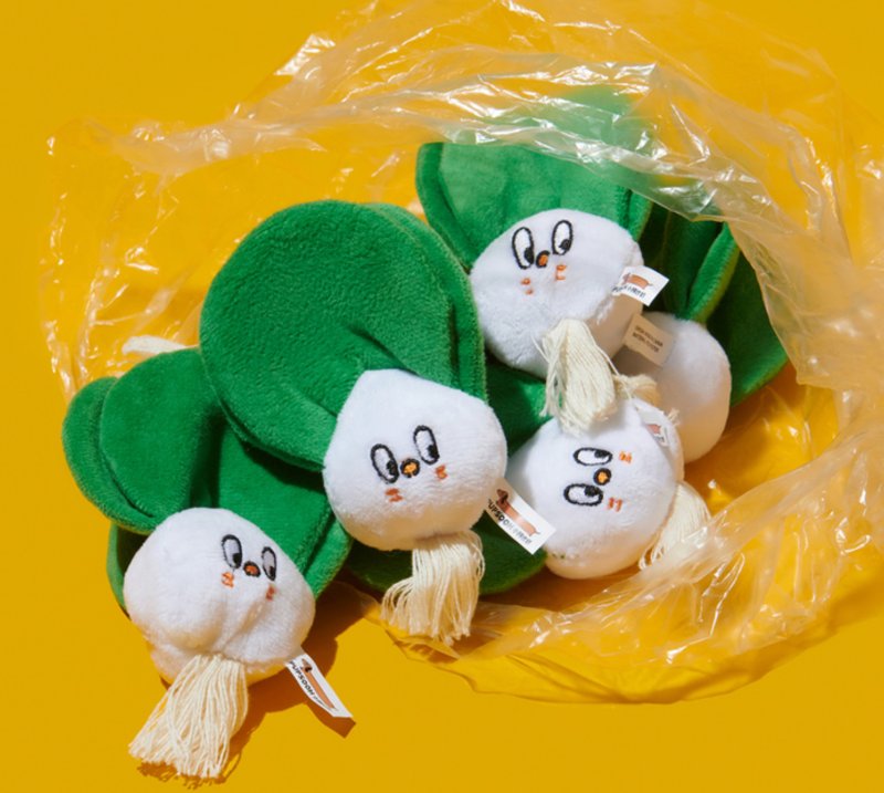 【小白菜】宠物发声陪伴/磨牙耐咬玩具 - 玩具 - 其他材质 绿色