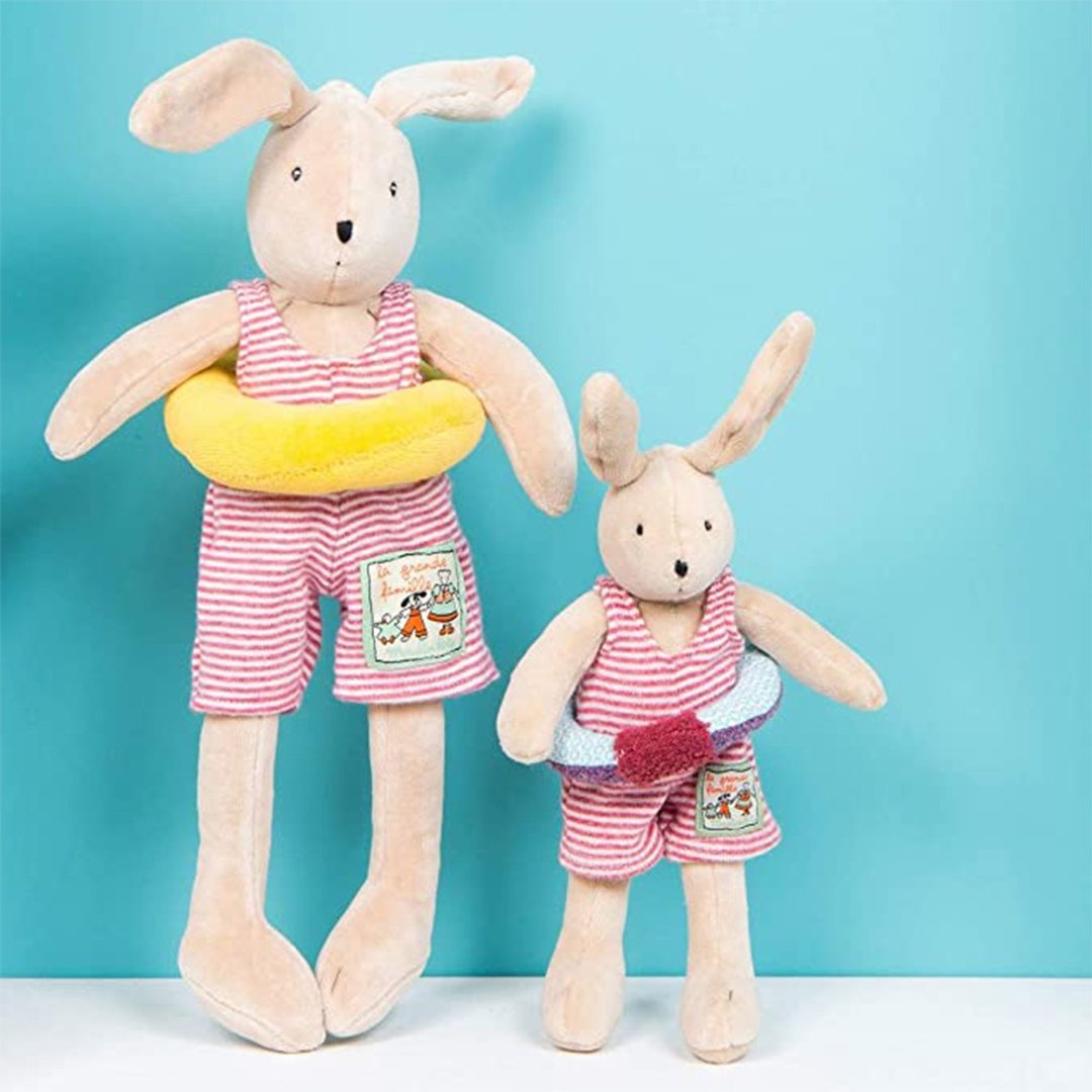 法国 Moulin Roty 安抚娃娃-小兔西尔文 - 玩具/玩偶 - 聚酯纤维 多色