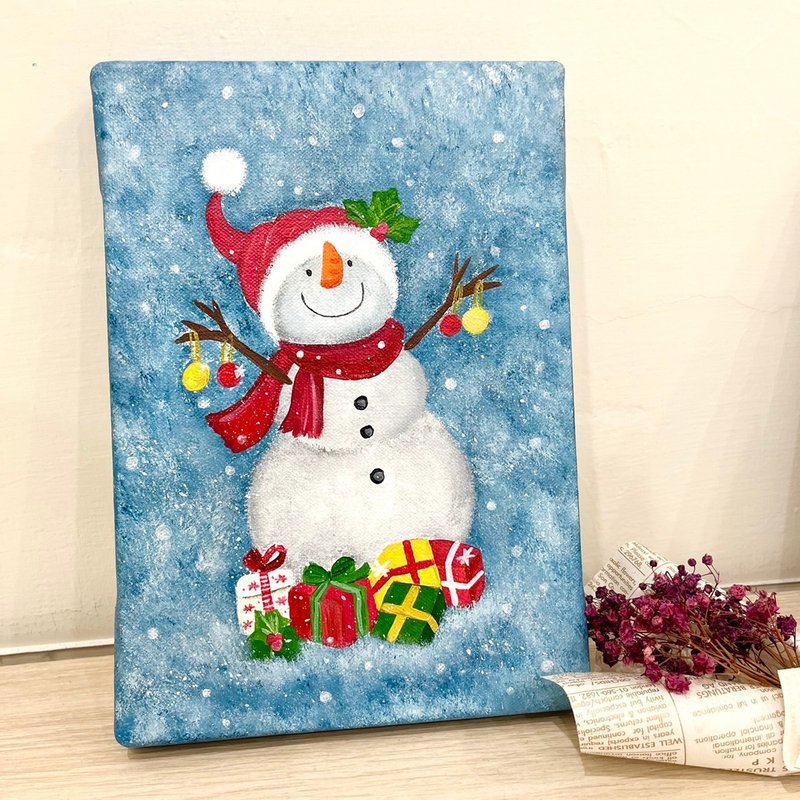 定制画-雪人 - 海报/装饰画/版画 - 其他材质 多色