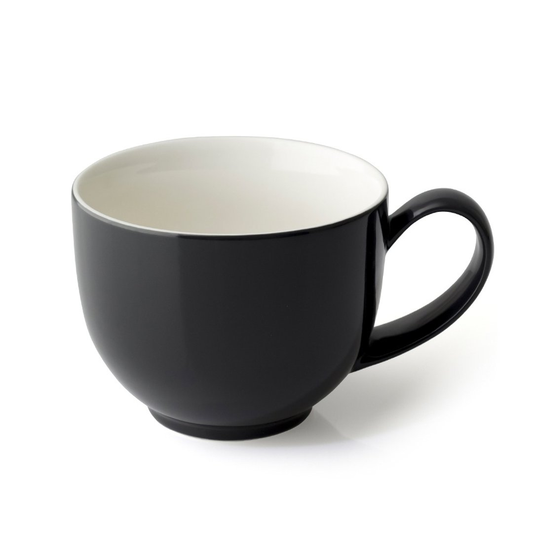 【FORLIFE 美国茶具】Q 系列陶瓷茶杯/咖啡杯 - 黑 - 其他杯子 - 瓷 黑色