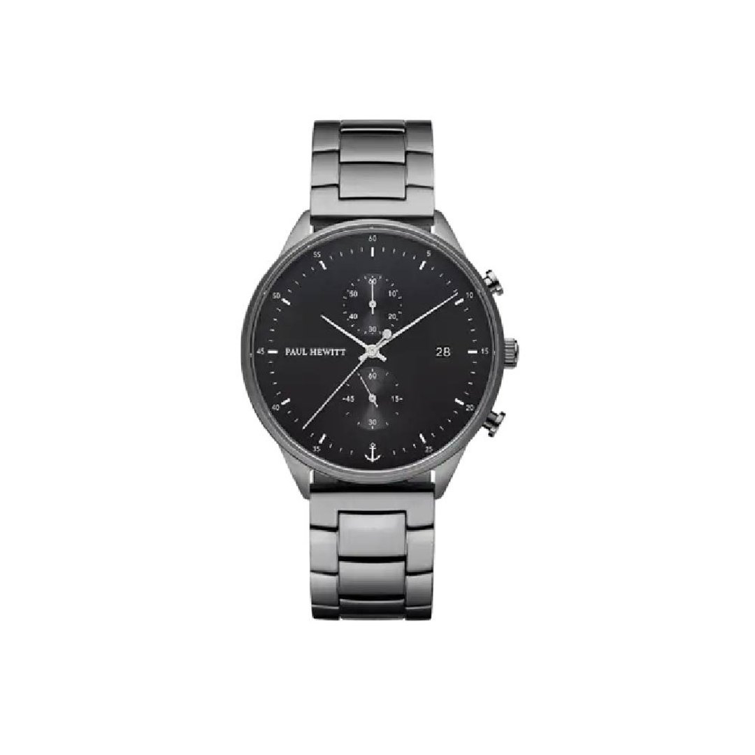 Paul Hewitt Watch Chrono - 对表/情侣表 - 不锈钢 黑色