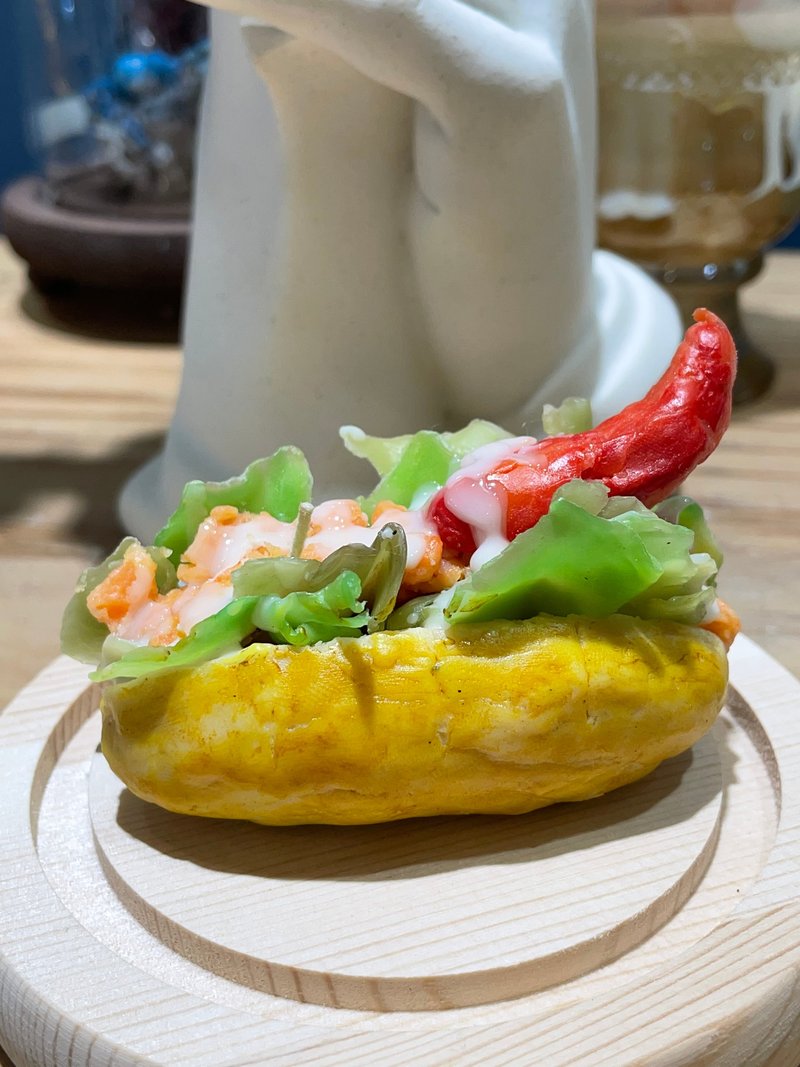 龙虾堡蜡烛 - 香薰/精油/线香 - 蜡 