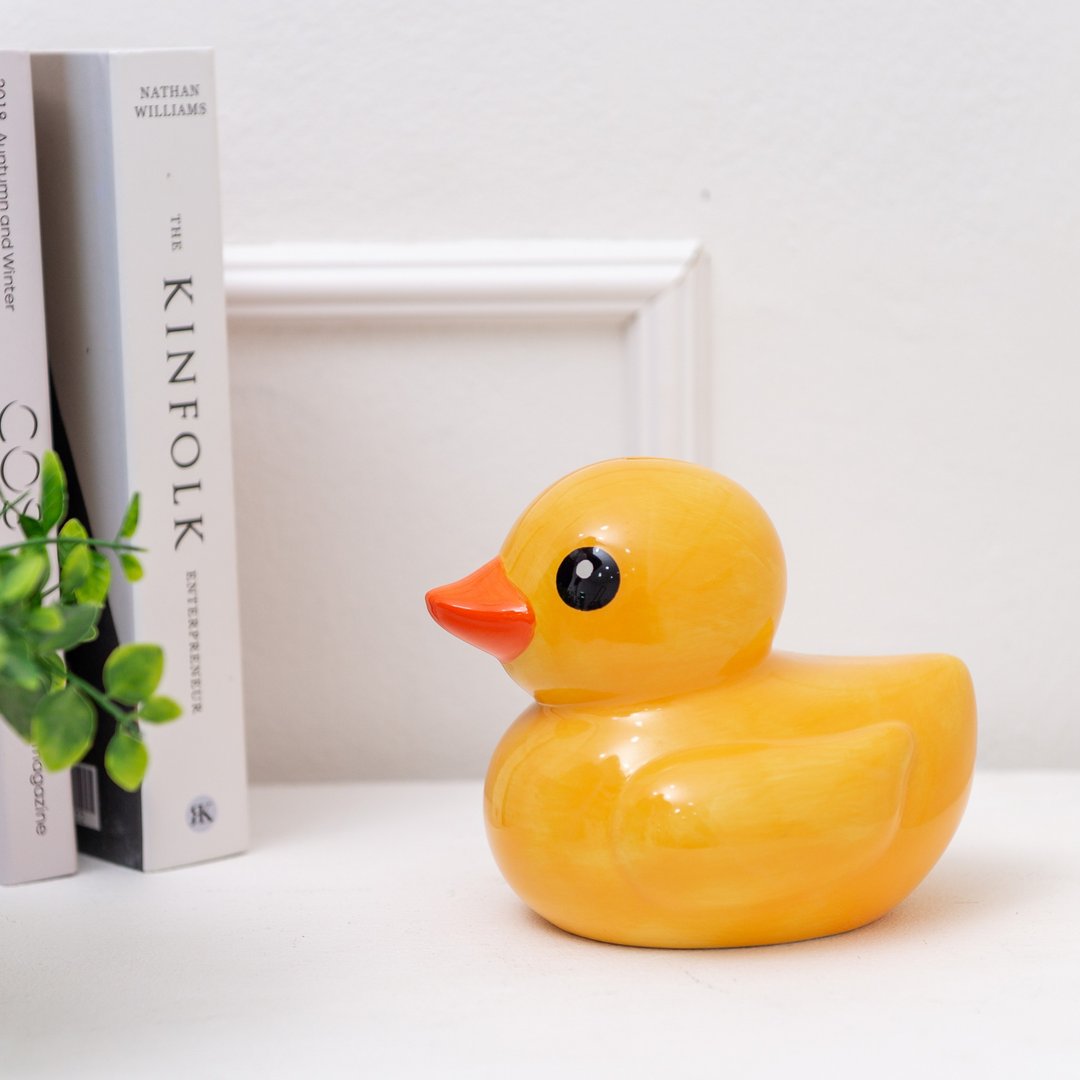ceramic piggy bank DUCK COW DOG / 3 type in total - 储蓄罐 - 陶 黄色