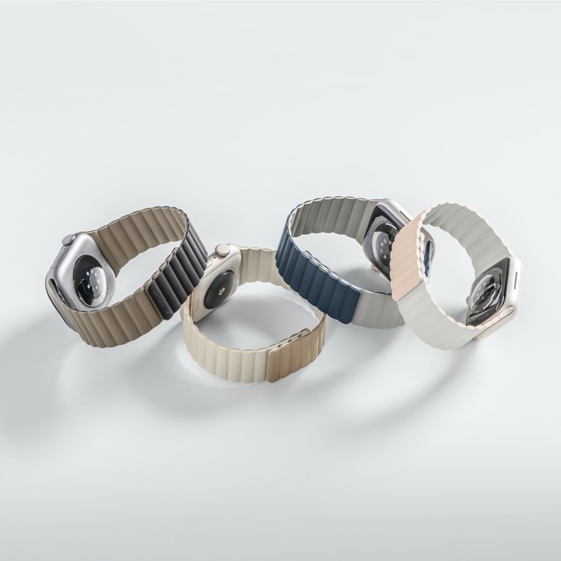 【最新Watch适配】AppleWatch Skin Duo 双面亲肤磁吸硅胶防水表 - 其他 - 硅胶 