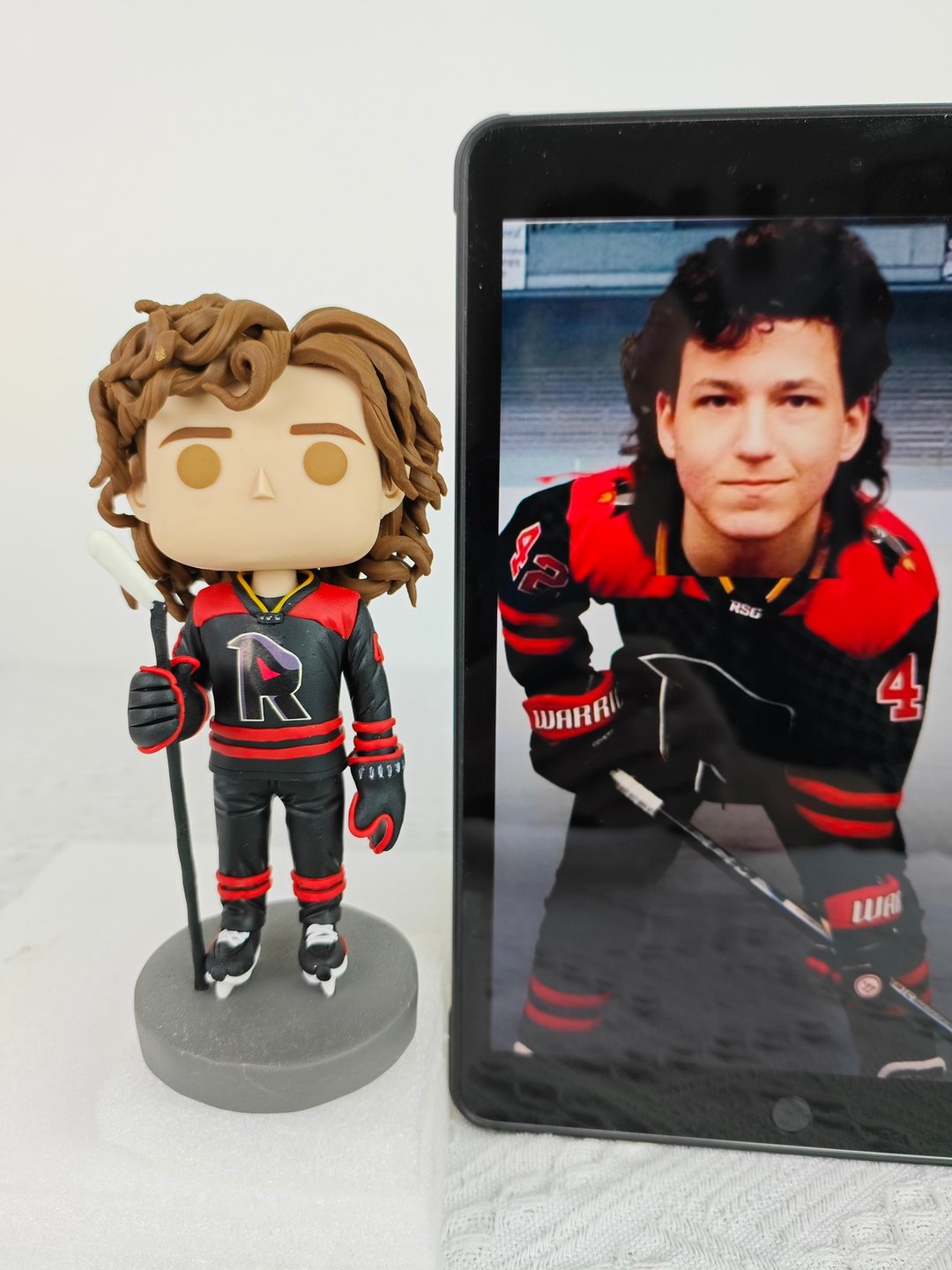 纯手工定制美国Funko Pop 自画肖像公仔娃娃男朋友老公生日礼物 - 玩偶/公仔 - 粘土 多色