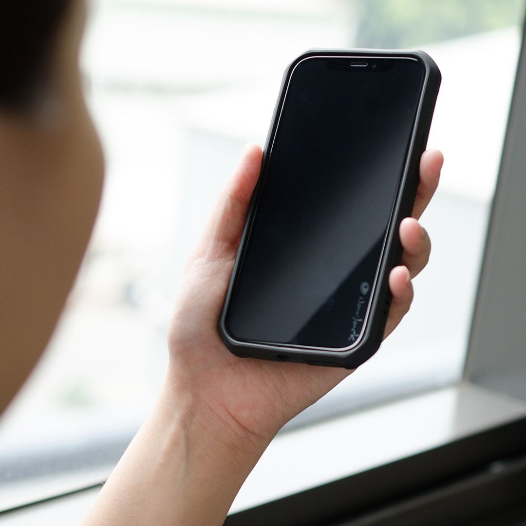iPhone 12  Pro Max (6.7寸)- 9H超奈米抗病毒钢化玻璃保护贴 - 手机配件 - 玻璃 白色