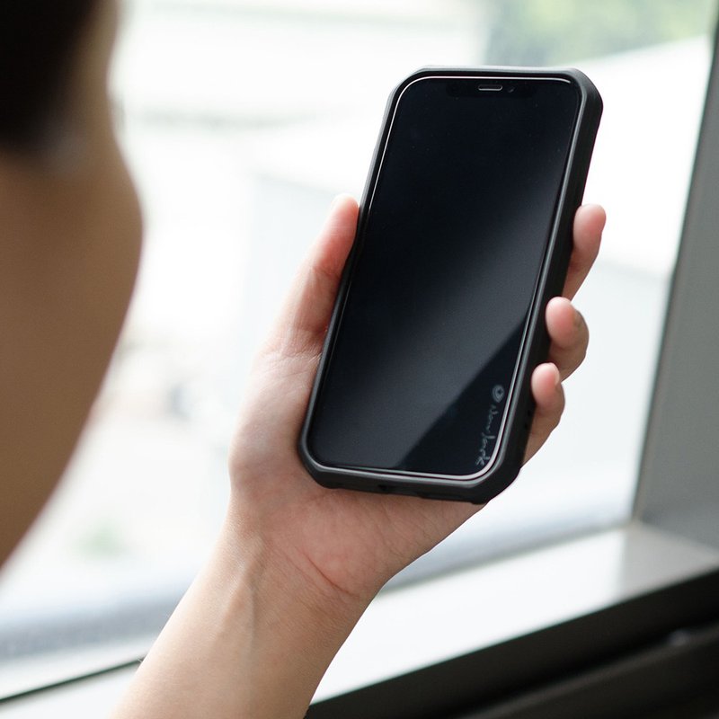 iPhone 12  Pro Max (6.7寸)- 9H超奈米抗病毒钢化玻璃保护贴 - 手机配件 - 玻璃 白色