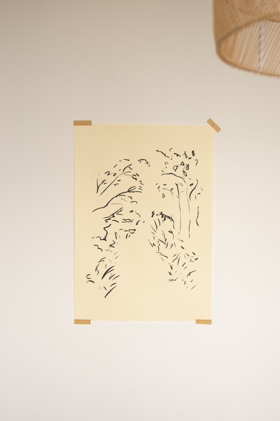Silkscreen Print 绢印画 Poster 海报 — 径 - 海报/装饰画/版画 - 纸 