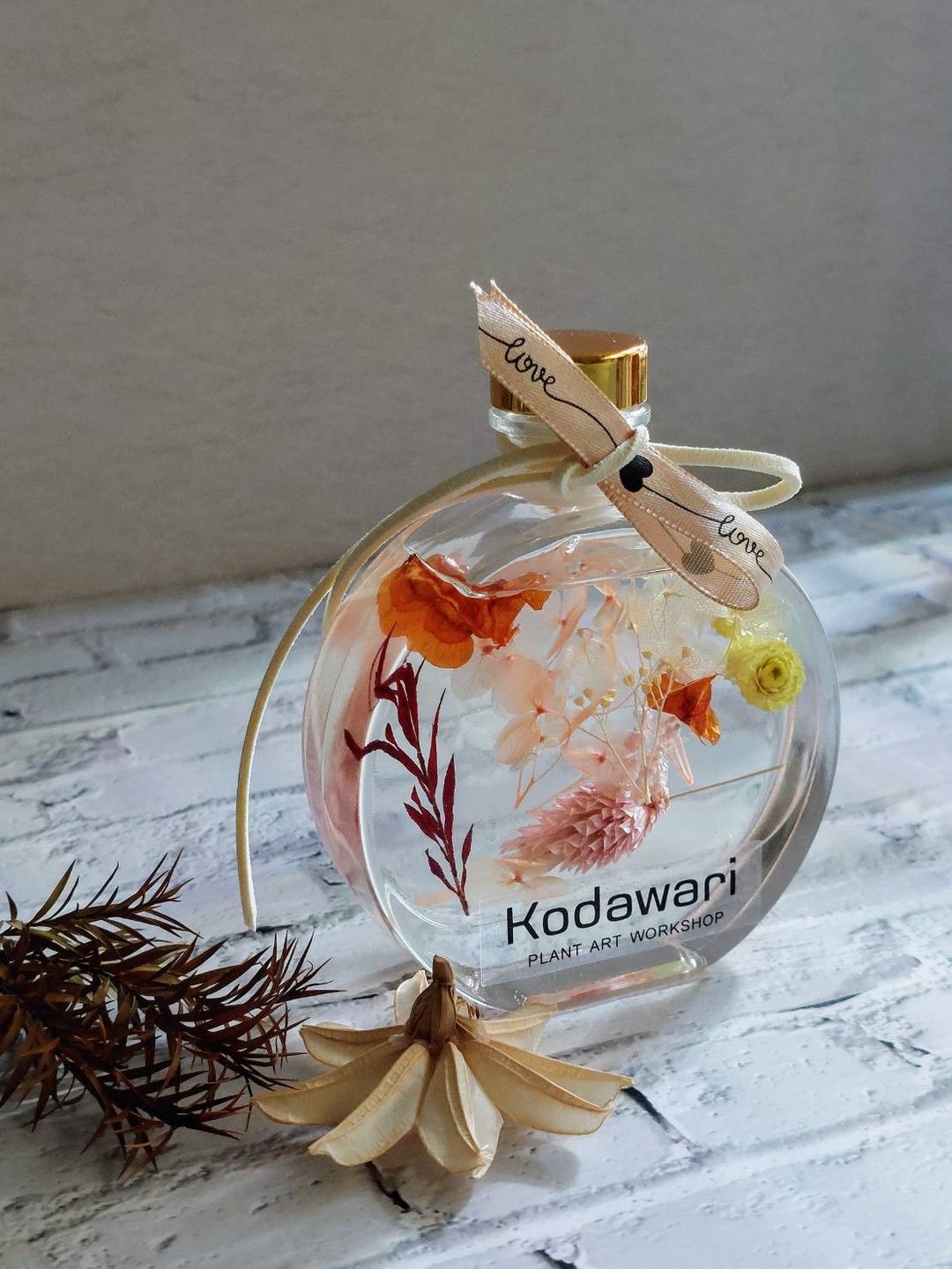 浮游瓶 浮游花 祝贺花礼  生日。七夕情人节.毕业。纪念日.教师节 - 干燥花/捧花 - 植物．花 