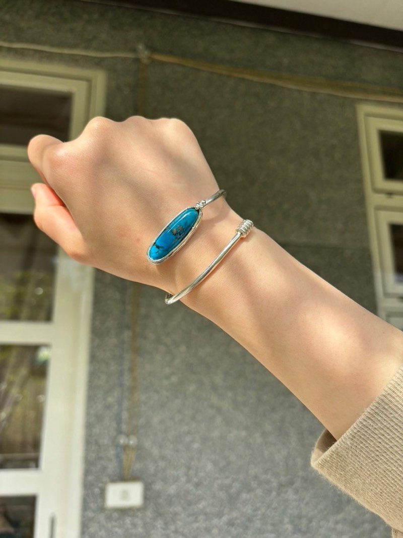 土耳其石手环 - 手链/手环 - 纯银 