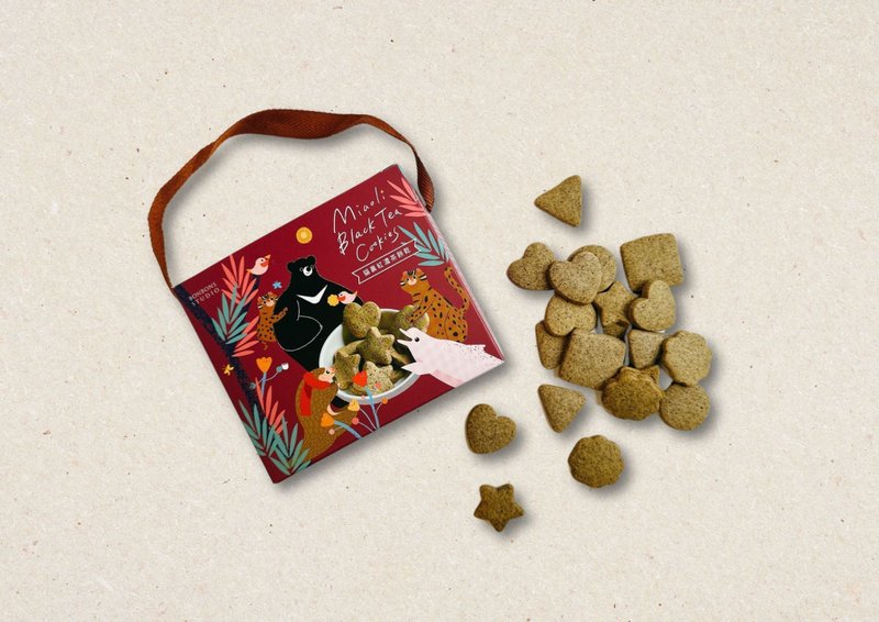 | 送礼推荐 | 猫里红浓茶饼干礼盒 - 手工饼干 - 其他材质 咖啡色