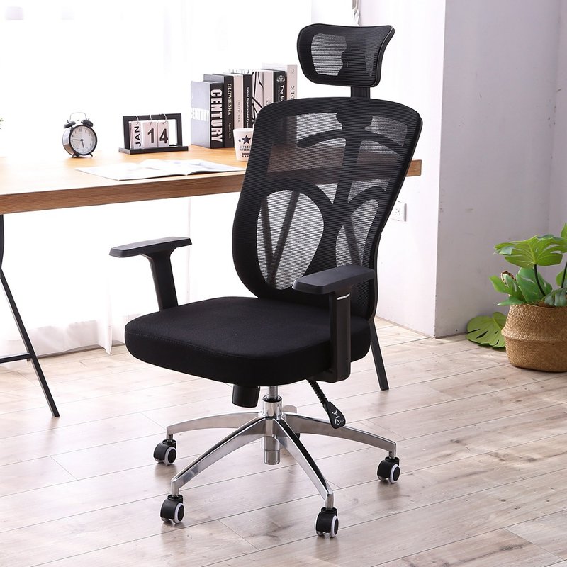 【微慢】简约透气舒适机能电脑办公椅 - 椅子/沙发 - 塑料 黑色