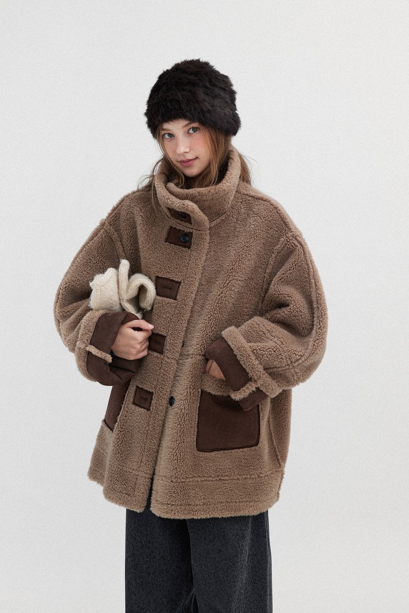 Vintage丹麦  / 皮毛一体双面穿外套 / 羊羔毛 - 女装休闲/机能外套 - 其他材质 多色