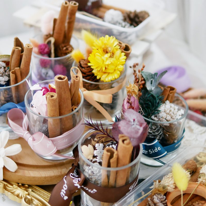 肉桂香薰杯 - 香薰/精油/线香 - 其他材质 多色