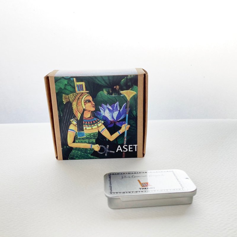 埃及系列│ASET伊西斯精油香膏。莲花+天竺葵+佛手柑精油 - 香水/香膏 - 精油 黄色