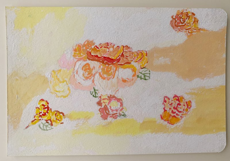 绘画作品--优雅的像一朵云 - 海报/装饰画/版画 - 纸 