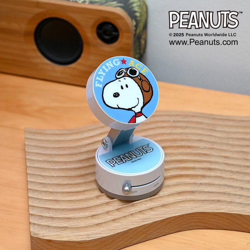 【追剧神器】史努比系列折叠磁吸手机支架(飞行) - 手机座/防尘塞 - 其他材质 卡其色