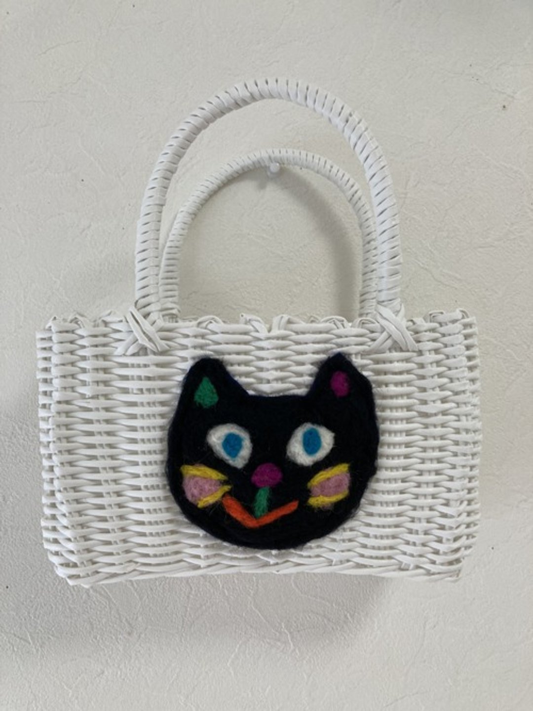 koruri × workshopcolore mini basket bag⑤ - 手提包/手提袋 - 棉 