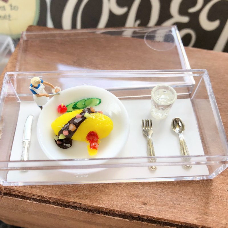 オムライスパパ摆设 蛋包饭 暖和热度 暖男 爸爸 - 其他 - 粘土 多色