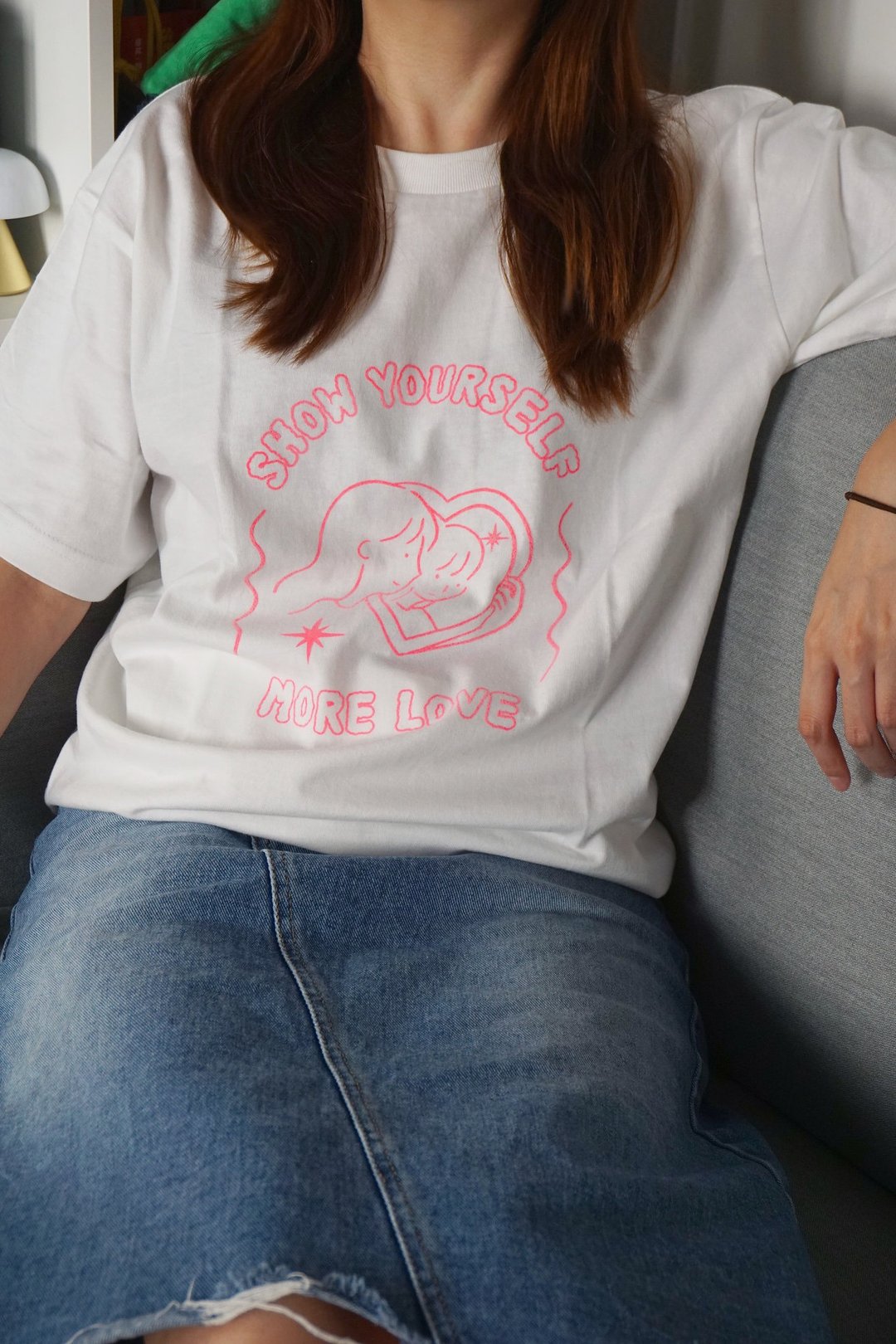 爱自己 Self love T-shirt - 女装 T 恤 - 棉 