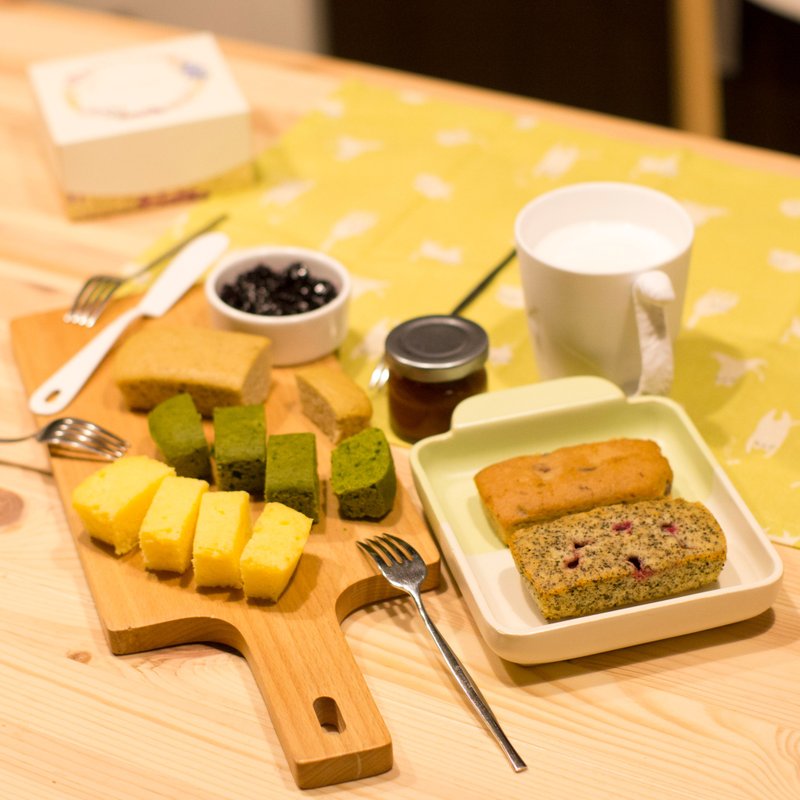 办公室午茶派对 贪吃猫手工磅蛋糕小礼盒  10组团购免运费 - 咸派/甜派 - 新鲜食材 多色