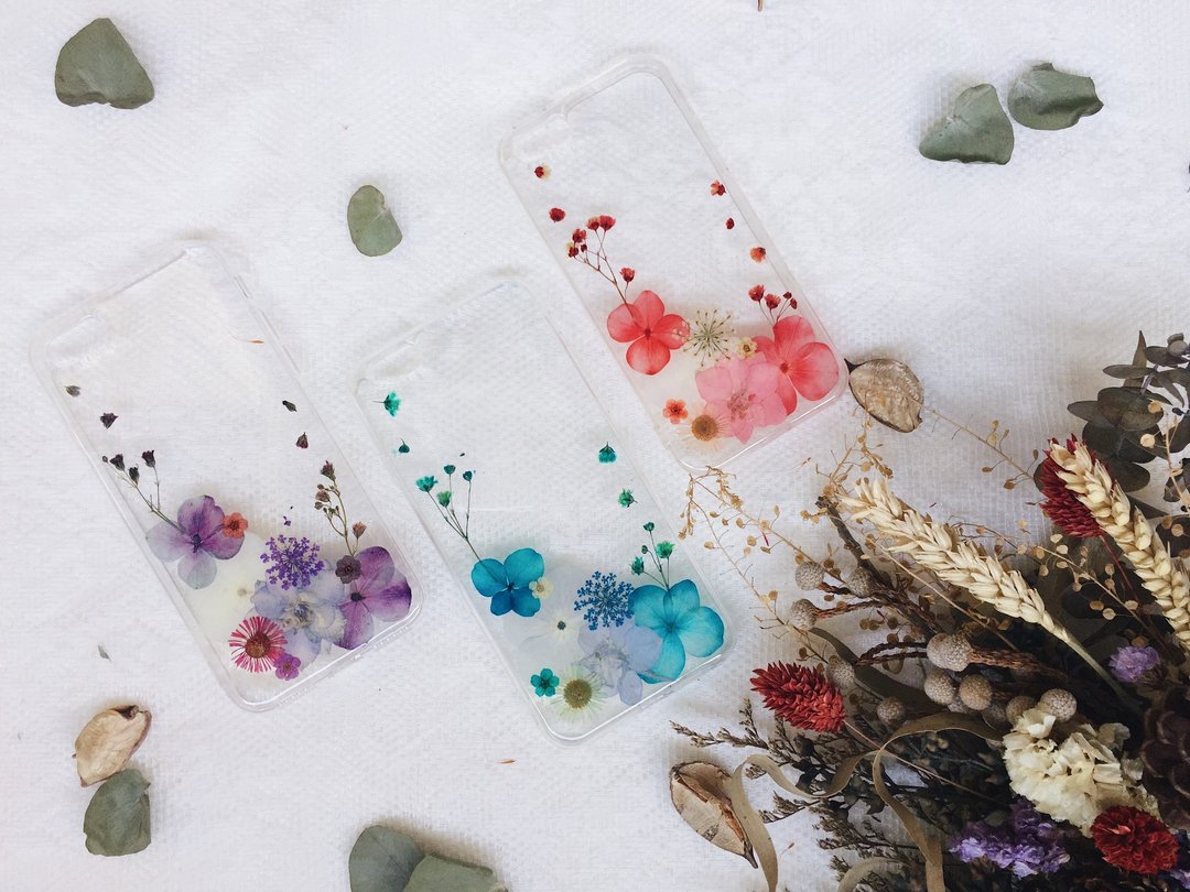Flower of the day - Pressed flower phone cases - 手机壳/手机套 - 植物．花 透明