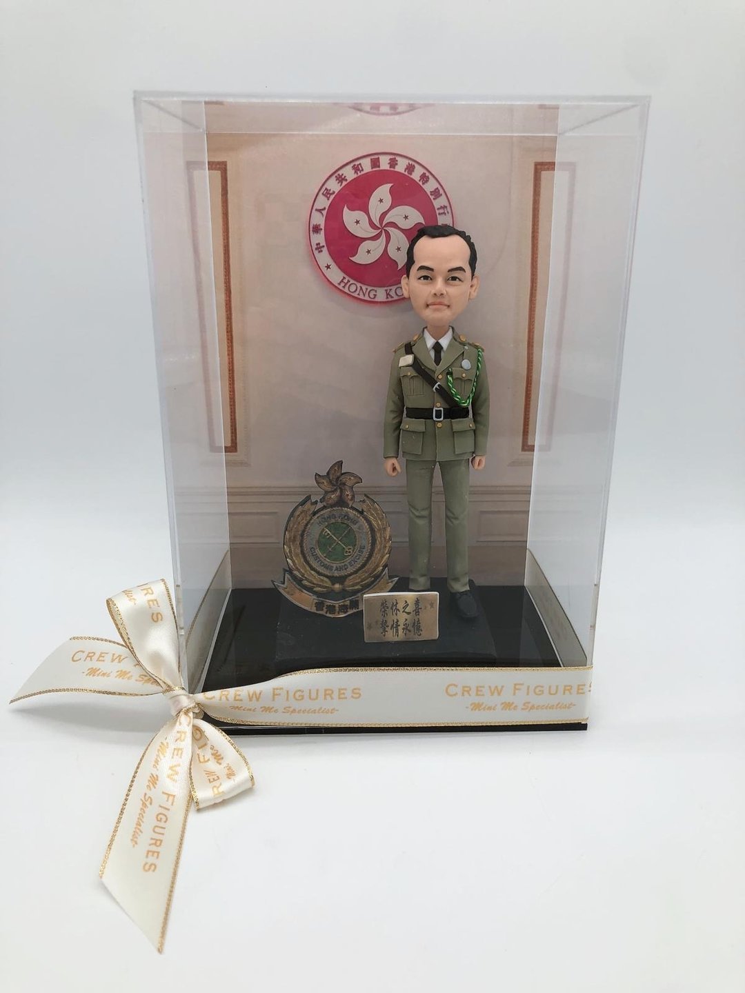 海关Logo连背景 场景 海关公仔、荣休祝福、海关毕业礼物 - 陶艺 - 陶 多色