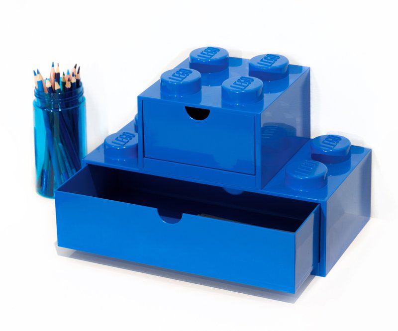 Room Copenhagen 乐高LEGO 桌上型八凸抽屉收纳箱-蓝色(40211731) - 收纳用品 - 其他材质 