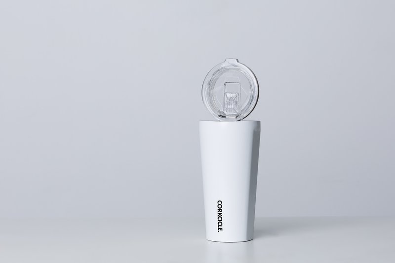 【新品上市】CORKCICLE 三层真空宽口杯 700ML-杯盖 - 保温瓶/保温杯 - 硅胶 透明