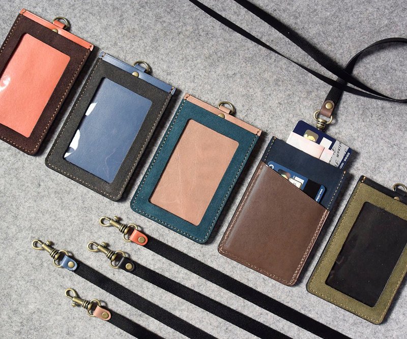 直式证件夹升级版 - 证件套/卡套 - 真皮 
