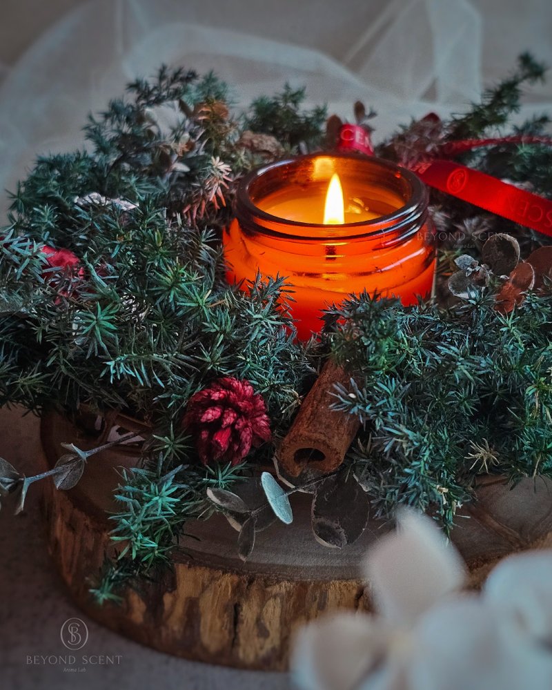 永生雪松香氛蜡烛台 - 蜡烛/烛台 - 植物．花 绿色