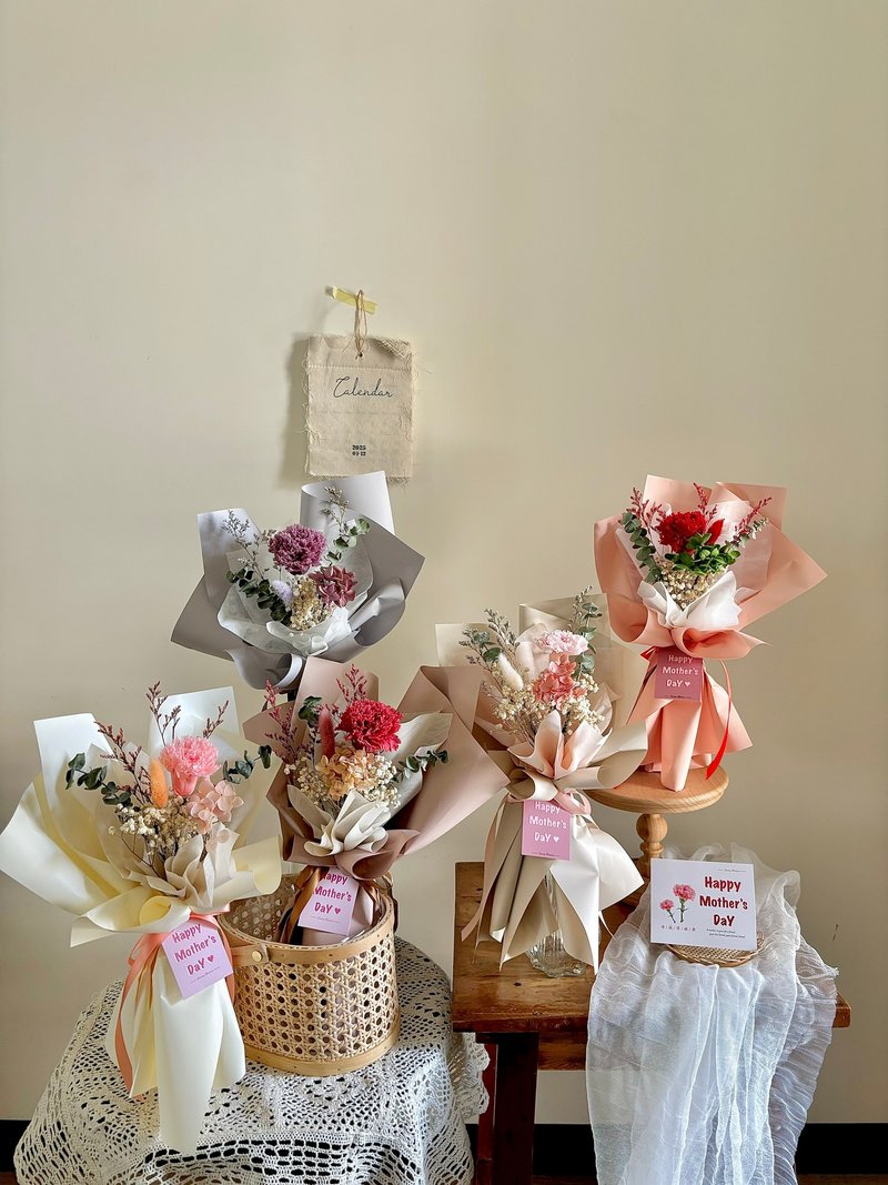 sueing_blossom  永生康乃馨花束 - 干燥花/捧花 - 植物．花 