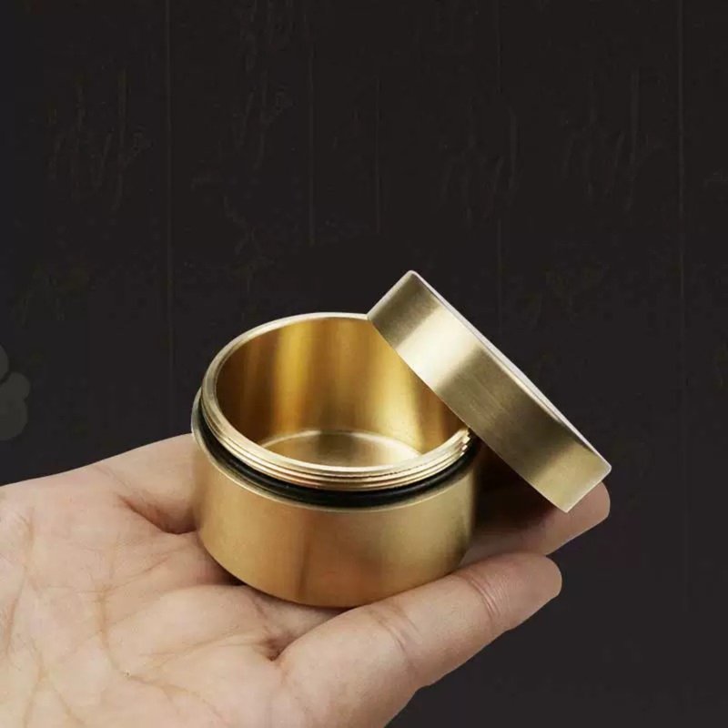 黄铜迷你宠物骨灰盒, 宠物纪念盒,牙齿毛发收藏仓, 猫狗去世留念 - 其他 - 铜/黄铜 