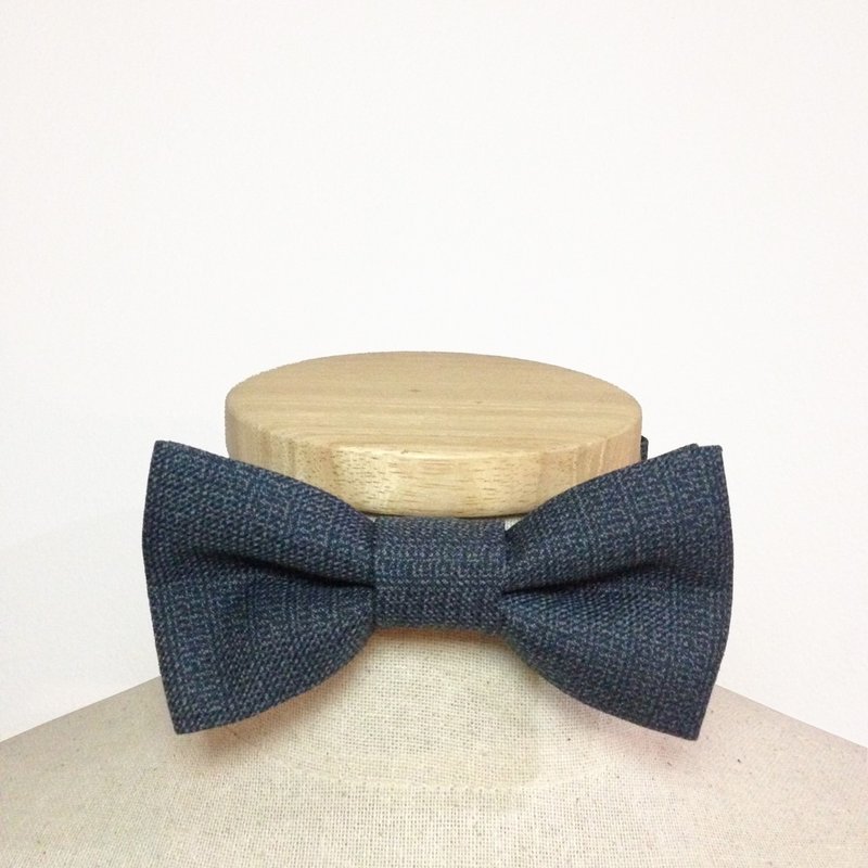 Bow Tie GREY TEXTURE - 领带/领带夹 - 其他材质 灰色