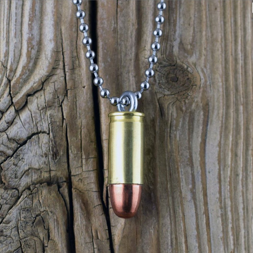 Bullet - .32 手枪子弹项链 / 男生女生金属复古造型质感个性项链 - 项链 - 其他材质 
