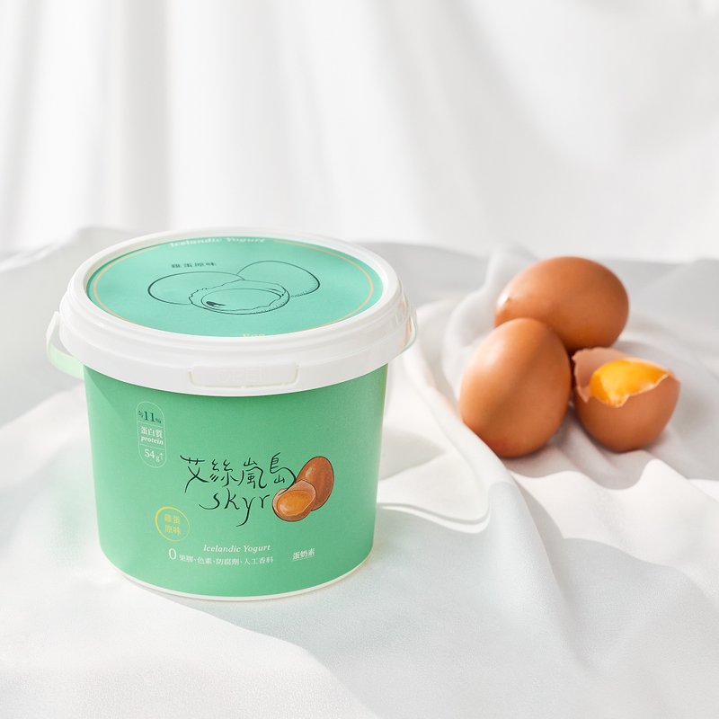 家庭号500g 鸡蛋原味Skyr │ 蛋奶素 - 酸奶/优酪乳 - 其他材质 