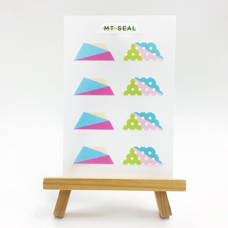mt seal 和纸贴纸【几何学 梯角形 (MTSEAL22)】2017AW - 贴纸 - 纸 多色