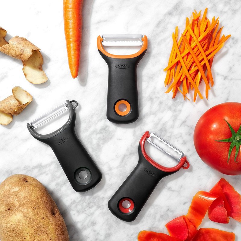 【凉夏备餐】OXO Y型刨丝刀(切丝器/刨丝器) - 厨房用具 - 不锈钢 黑色