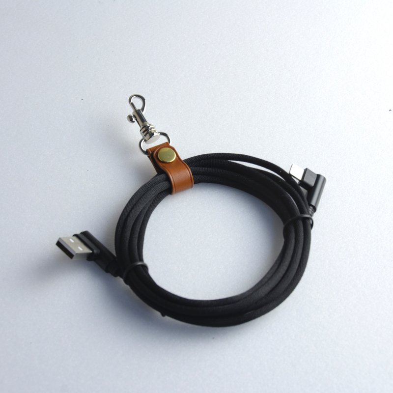 随意挂集线器 卷线器 收线器 意大利植鞣皮 (2入享优惠) - 卷线器/电线收纳 - 真皮 多色