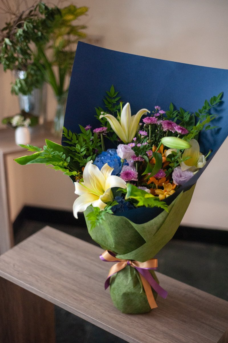 和风绽放花束 - 植栽/盆栽 - 植物．花 绿色