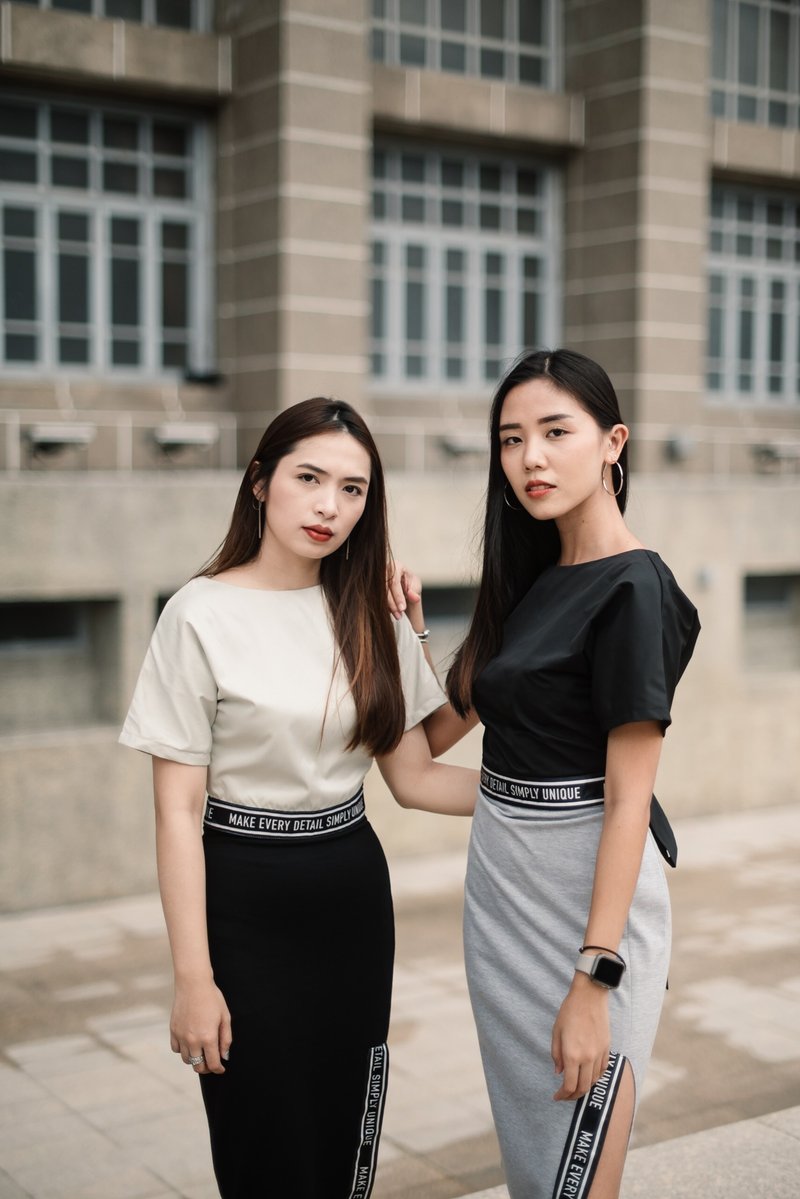 Bow Tie Crop - 女装上衣 - 其他材质 卡其色