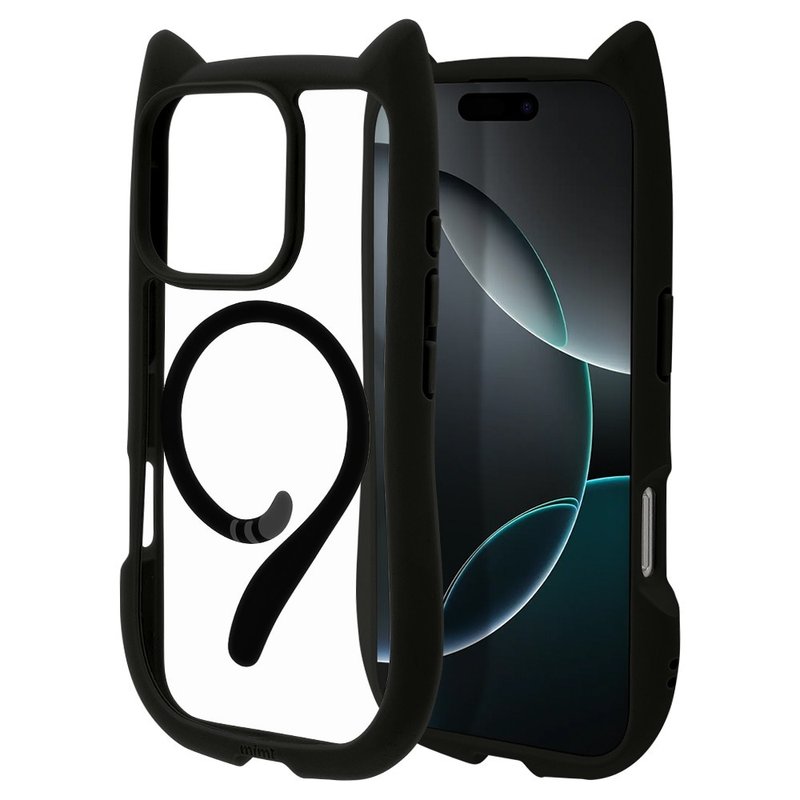 RASTABANANA MIMI iPHONE16 Pro 可爱猫耳双料手机壳 MagSafe - 手机壳/手机套 - 硅胶 多色