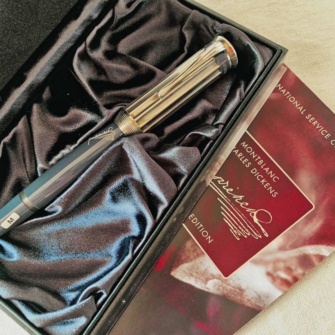 MONTBLANC 万宝龙文学纪念限量笔款 2006年出品 / 狄更生 限量 - 钢笔 - 树脂 黑色