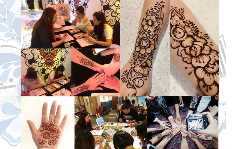 Henna tattoo全天然指甲花纹身  工作坊/派对活动/独立预约 - 插画/绘画/写字 - 其他材质 