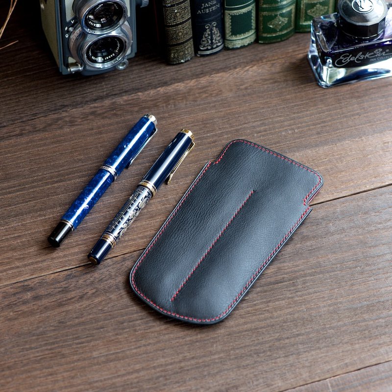 Color order for 2 pen sheaths Duo - 铅笔盒/笔袋 - 真皮 绿色