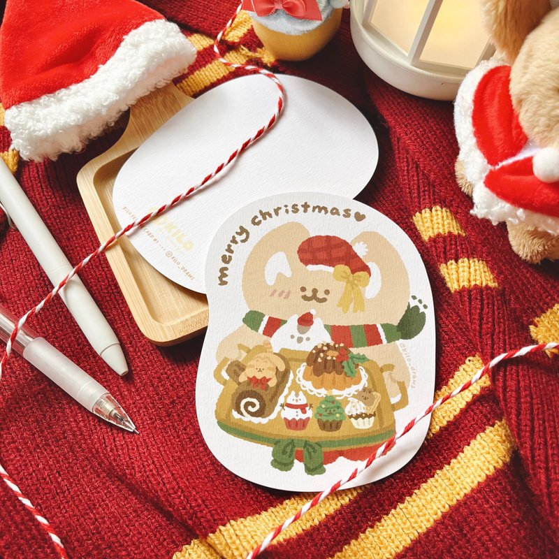 KILO圣诞卡 | 烘焙工房 - 卡片/明信片 - 纸 白色