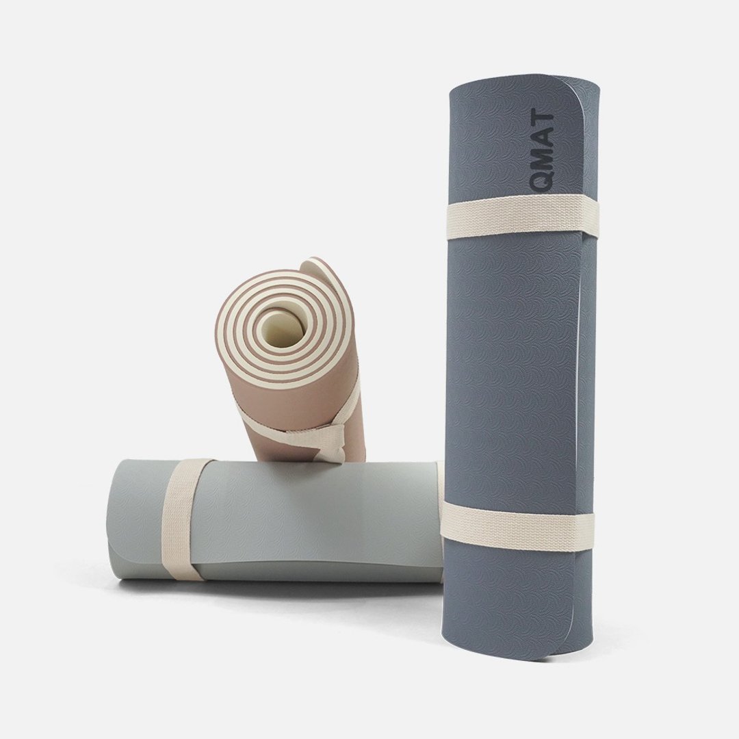 【QMAT | 快速出货】10mm 厚瑜珈垫 60*180cm 台湾制 - 瑜珈垫 - 其他材质 多色